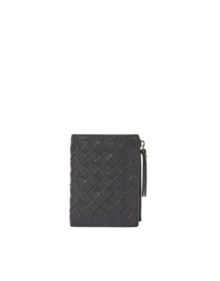 Jamie Wallet Woven I Black