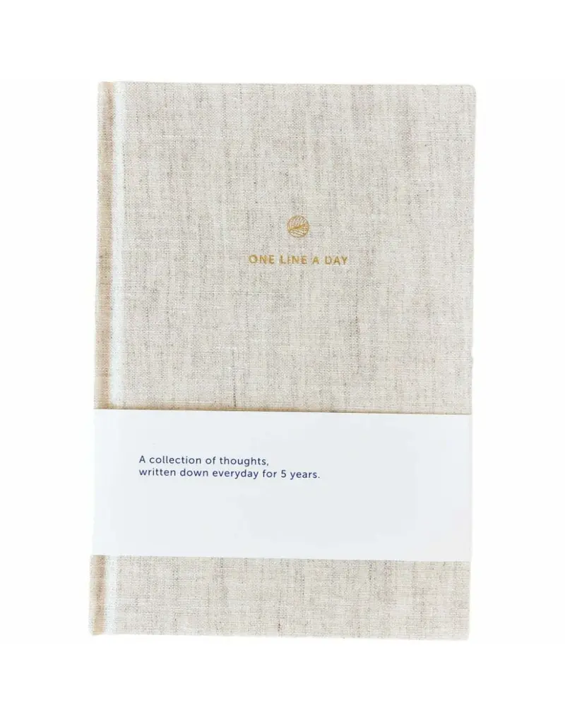 Journal One Line A Day I Linen