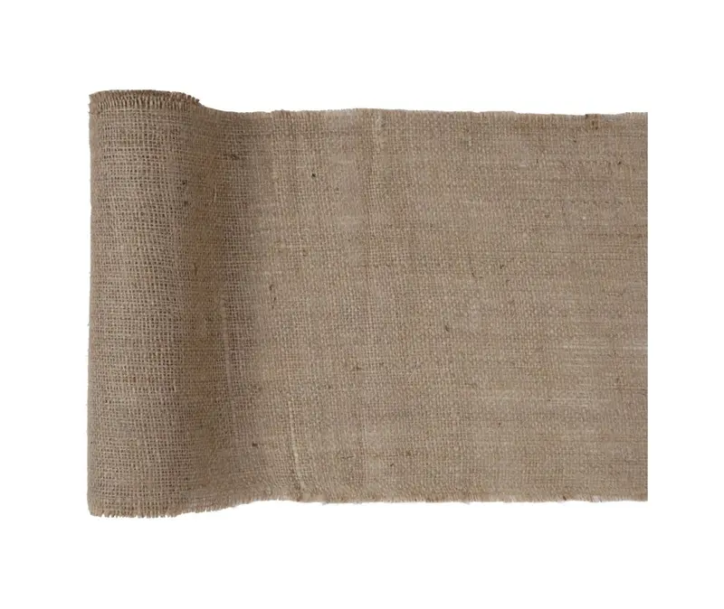 Jute Vintage-Tischläufer 26cm x 5m für Hochzeit und Tischdekoration