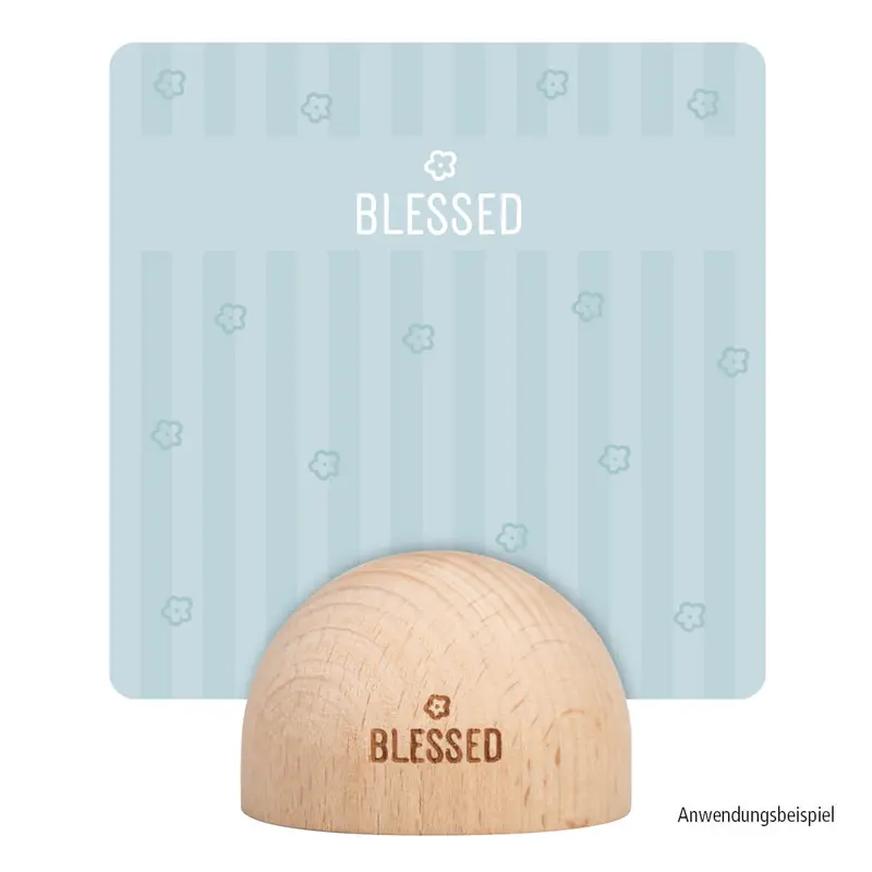 Kartenhalter "Blessed" 6cm