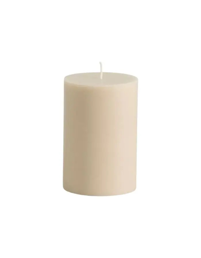 Kerze 6,8x10cm I Beige
