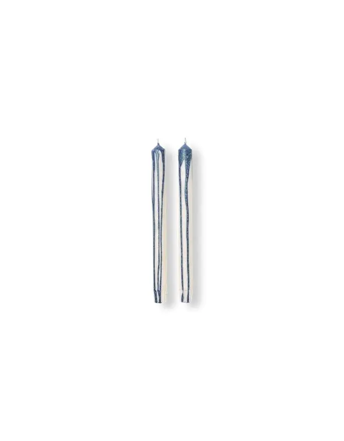 Kerzen Duo 2er Set I Dark Blue