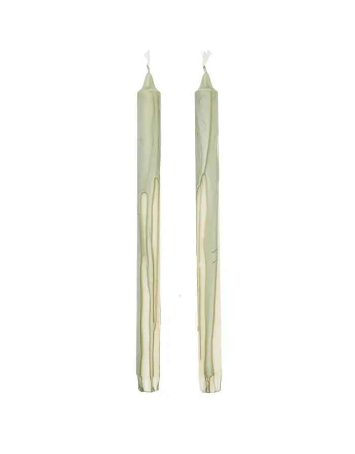Kerzen Duo 2er Set I Tea Green