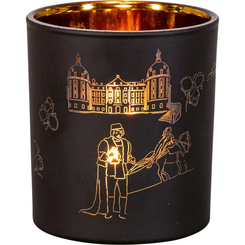 Kerzenhalter Dekoglas "Drei Haselnüsse für Aschenbrödel®" für 1 Teelicht