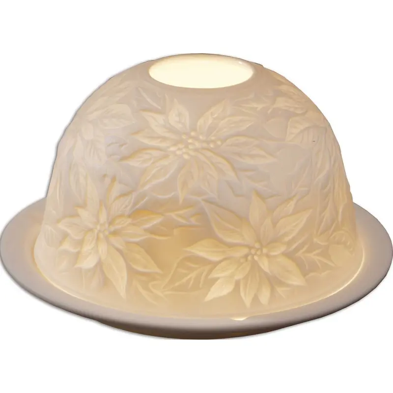 Kerzenhalter Dome Light "Poinsettia" für 1 Teelicht, 7 cm