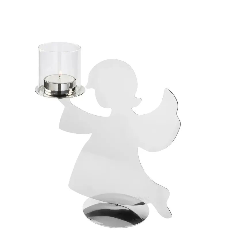 Kerzenhalter – Engelsform, Polierte Optik, Festliches Design - Holyworker | Fink Living
