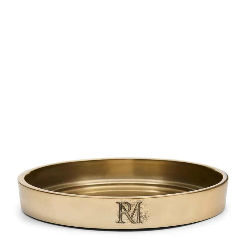 Kerzenhalter – Goldfarben, Zeichenmuster, Aluminium, L - Maxime | Rivièra Maison