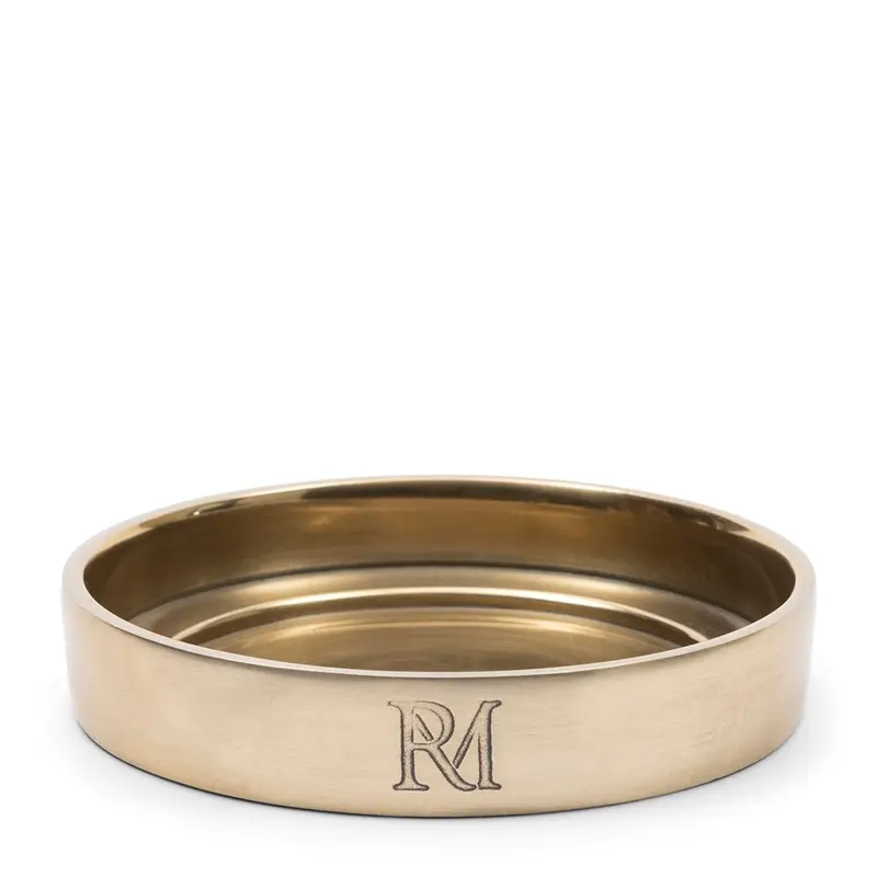 Kerzenhalter – Goldfarben, Zeichenmuster, Aluminium, S - Maxime | Rivièra Maison