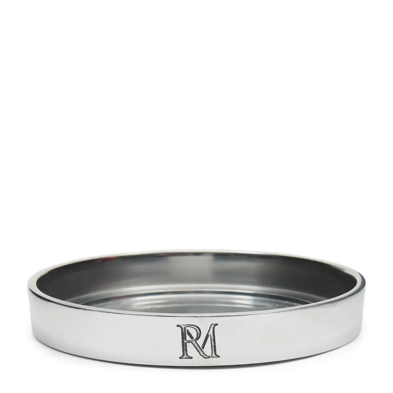 Kerzenhalter – Silberfarben, Zeichenmuster, Aluminium, L - Maxime | Rivièra Maison