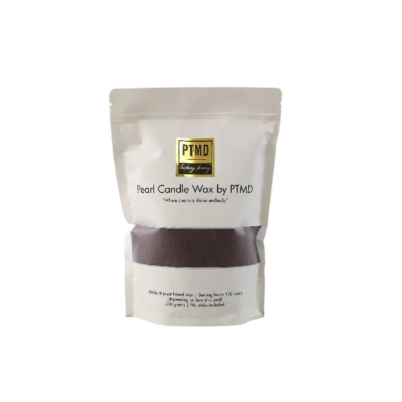 Kerzenkügelchen aus hochwertigem Wachs in Braun, 500 g – Pearl | PTMD