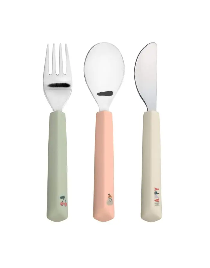 Kinder Besteck Set Happy Fruits I Cherry
