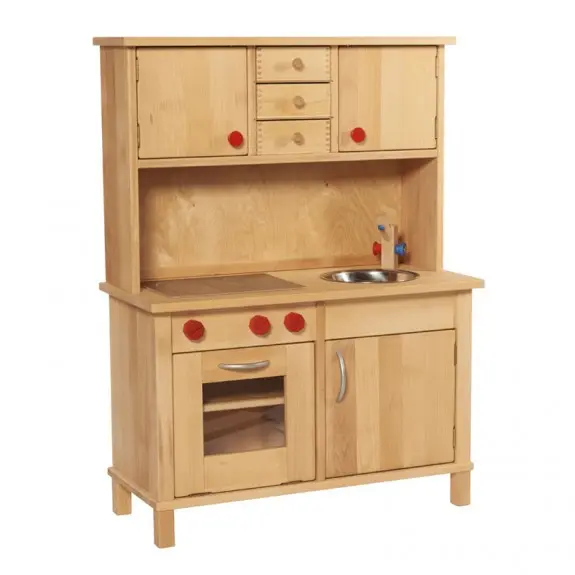 Kinder-Küche mit Oberschrank