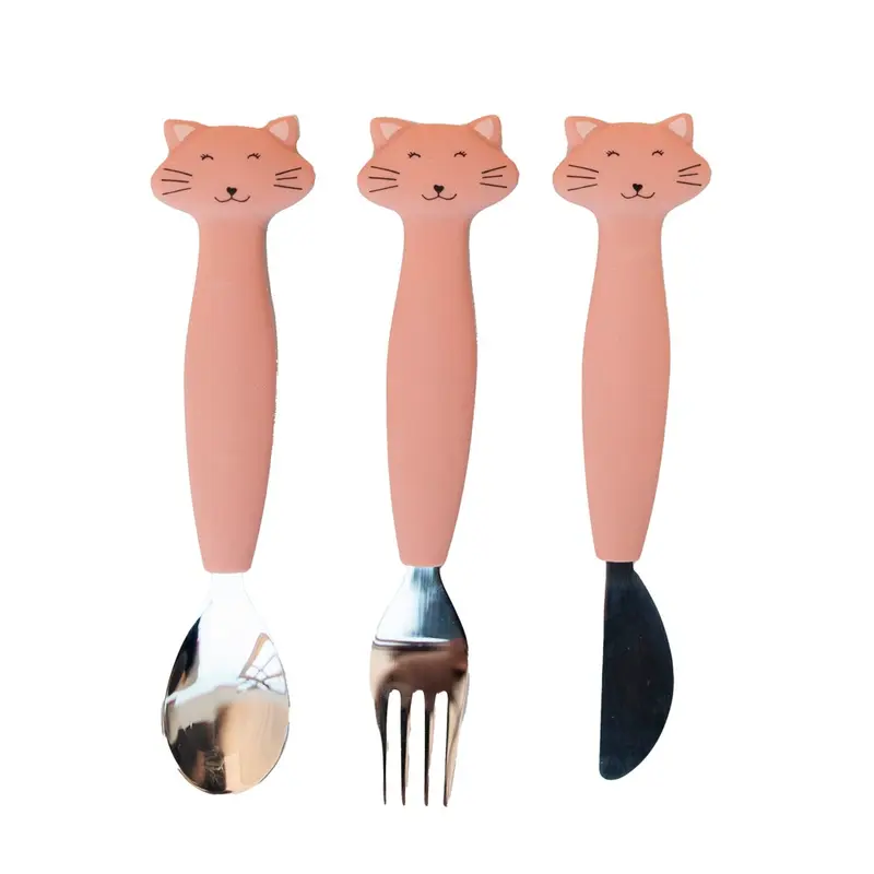 Kinderbesteck Mrs. Cat (3-teilig)