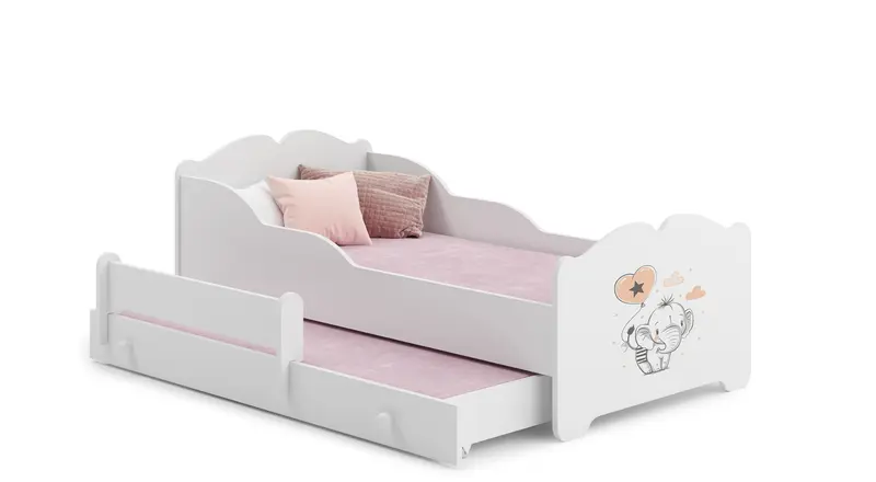 Kinderbett ANNA 160 x 80 cm Elefant