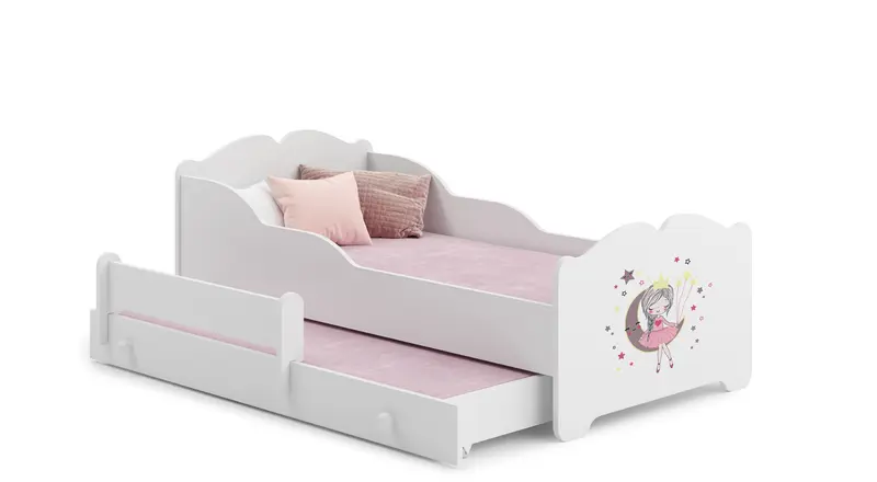 Kinderbett ANNA 160 x 80 cm Schlafende Prinzessin