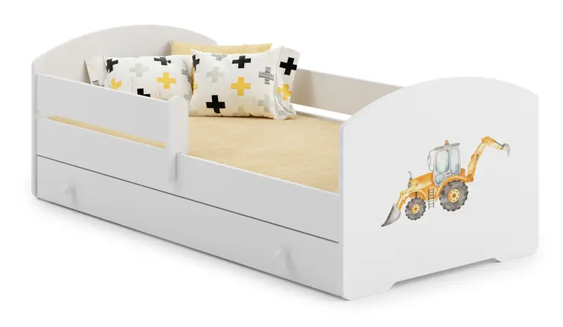 Kinderbett Luk 140 x 70 cm mit Schublade