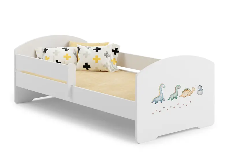 Kinderbett Luk 160 x 80 cm Dinosaurier
