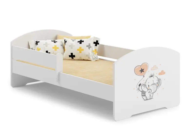 Kinderbett Luk 160 x 80 cm Elefant