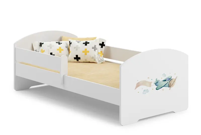 Kinderbett Luk 160 x 80 cm Flugzeug