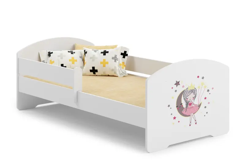 Kinderbett Luk 160 x 80 cm Schlafende Prinzessin