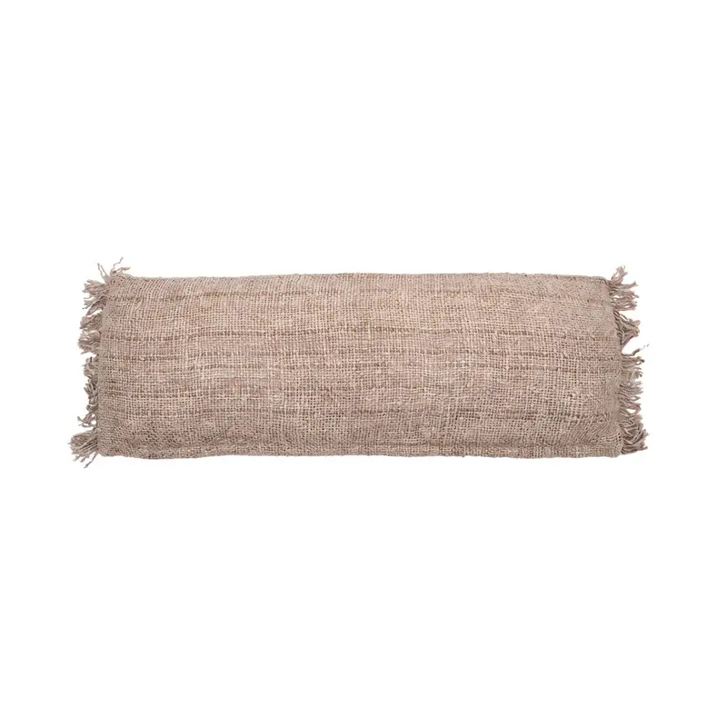 Kissenbezug – Baumwollstoff, Boho Stil, Beige Ton, 35x100 cm - Oh My Gee | Bazar Bizar Antwerp