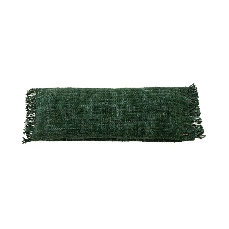 Kissenbezug – Baumwollstoff, Boho Stil, Grüner Ton, 35x100 cm - Oh My Gee | Bazar Bizar Antwerp