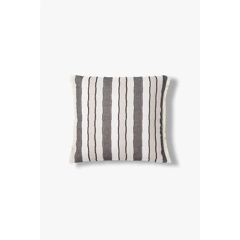 Kissenbezug – Bio-Baumwolle, Gewebtes Streifendesign, Naturfarbe - Holly | Studio Femme Home