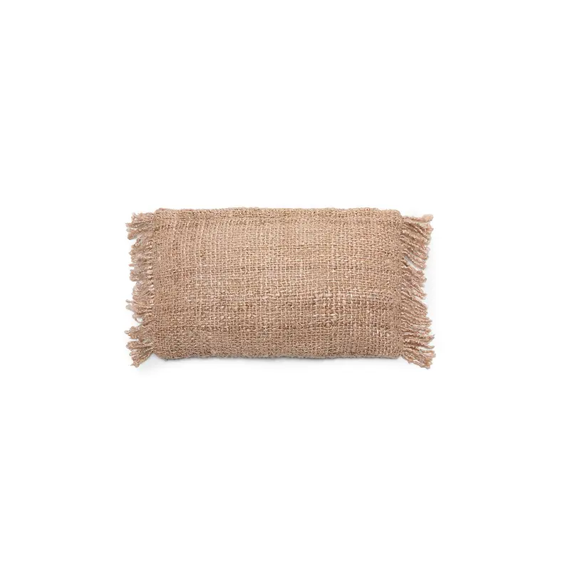 Kissenbezug – Weiche Baumwolle, Boho Stil, Beige Ton, 30x50 cm - Oh My Gee | Bazar Bizar Antwerp