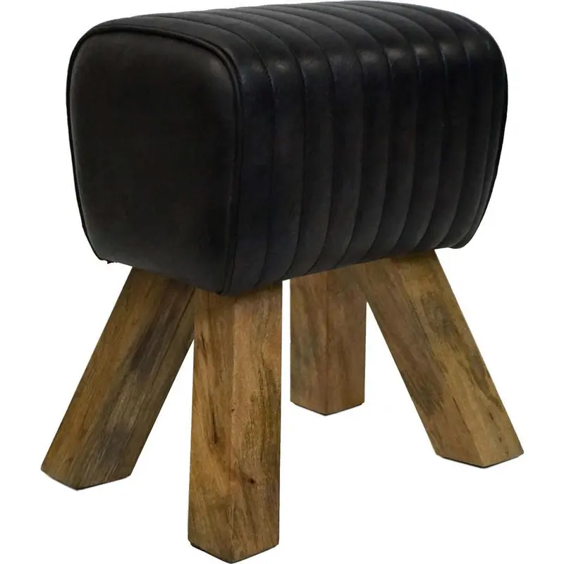 Kleiner Lederbock Jumper - Schwarz