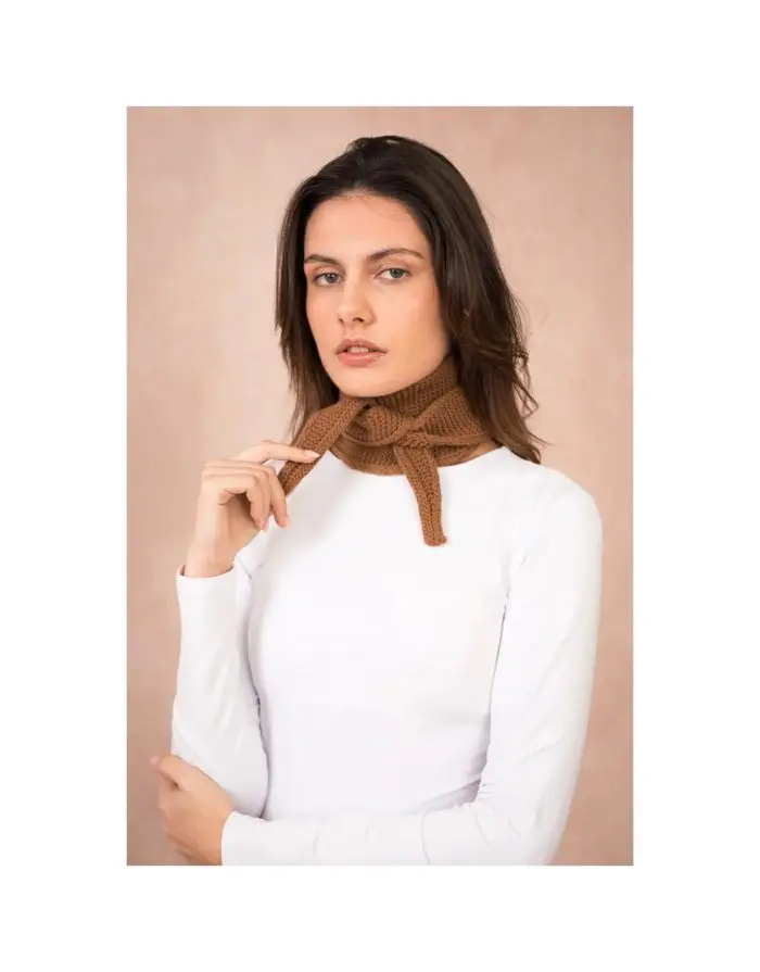 Kleiner Schal Sophie I Brown
