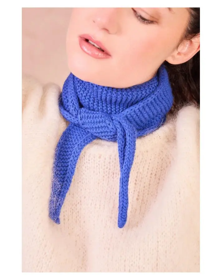 Kleiner Schal Sophie I Electric Blue