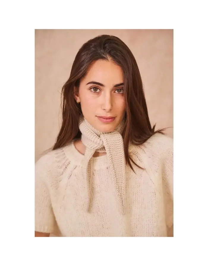 Kleiner Schal Sophie I Off-White