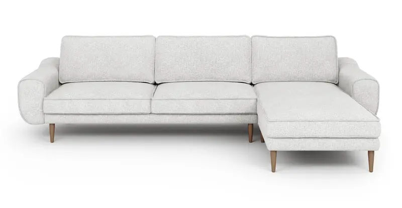 Klem 306 x 171 Sektional Holzbein - Gewebe