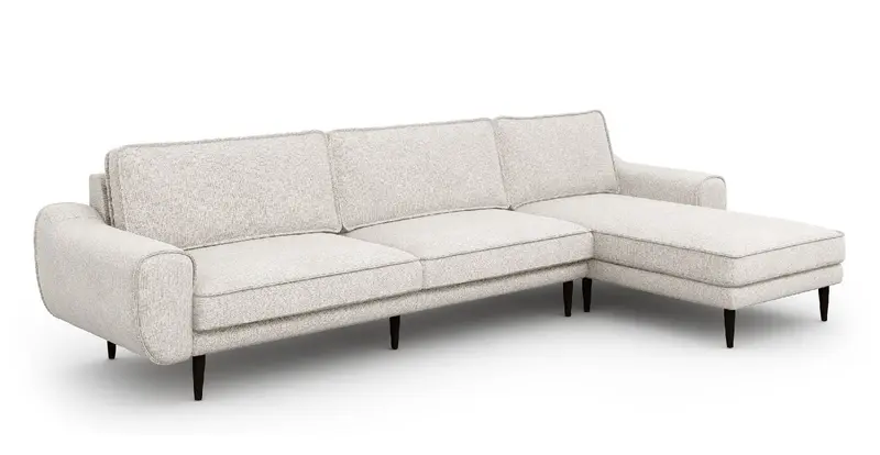 Klem 326 x 171 Sektional Holzbein - Gewebe