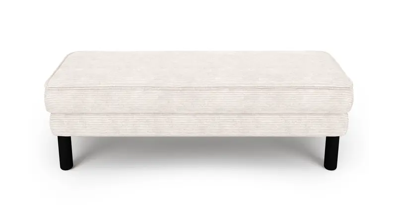 Klem Bank Zylindrisch Holzbein - Cord Velours