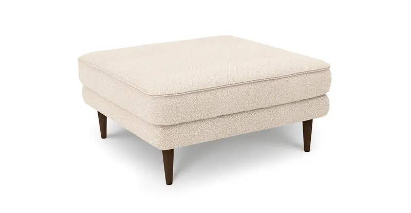 Klem Hocker Holzbein - Bouclé