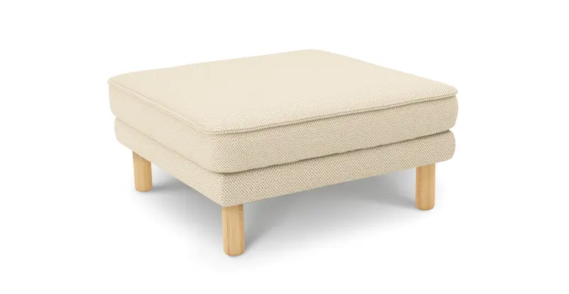 Klem Hocker Zylindrisch Holzbein - Naturgewebe