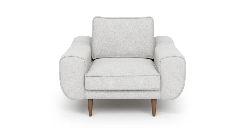 Klem Sessel Holzbein - Gewebe