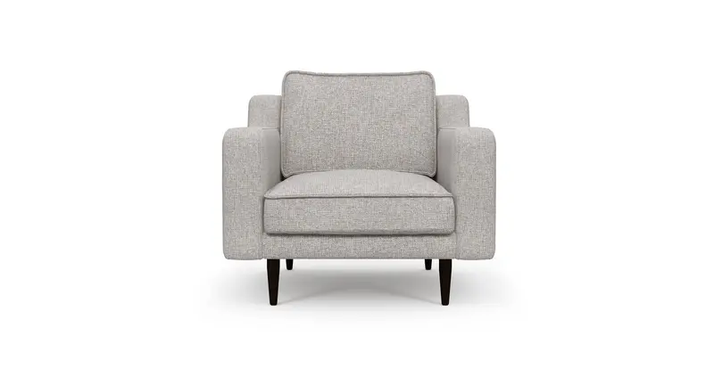Klem Slim Sessel Holzbein - Gewebe
