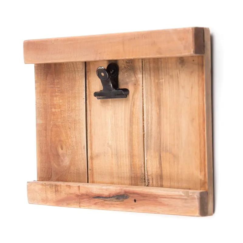 KLEMMBRETT "PINZA" | Mahagoni, 29 cm | Holz Clipboard