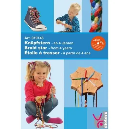 Knüpfstern aus Holz