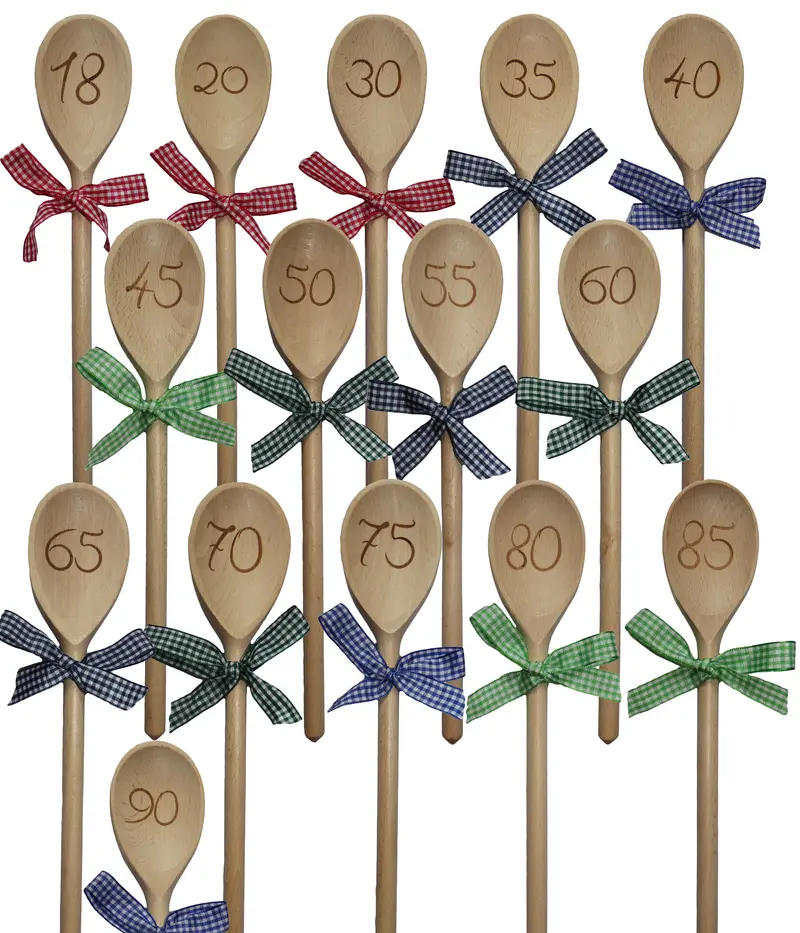 Kochlöffel "kalligraphisch 18-90" 30 cm