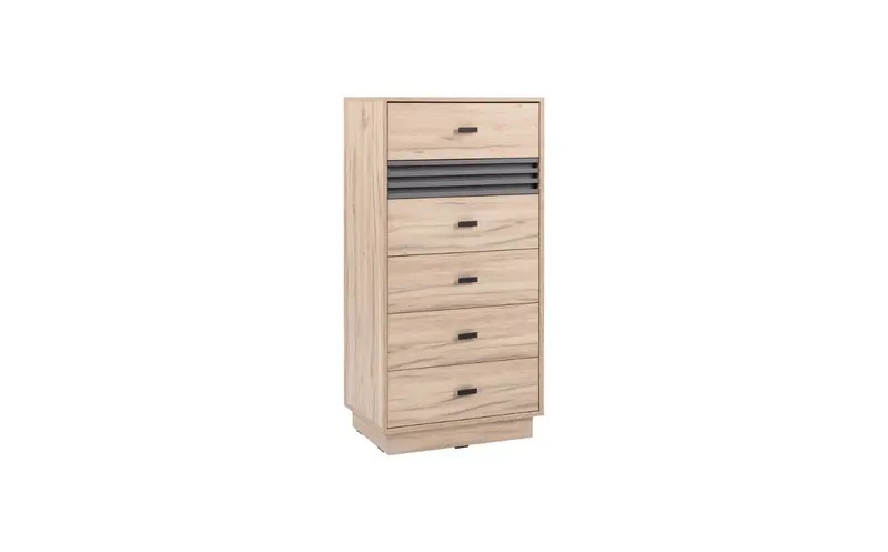 Kommode – ALLMO System 18 – hohe Stauraumkommode mit Schubladen