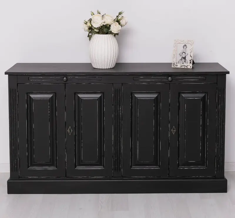 Kommode aus Massivholz | Sideboard mit vier Türen