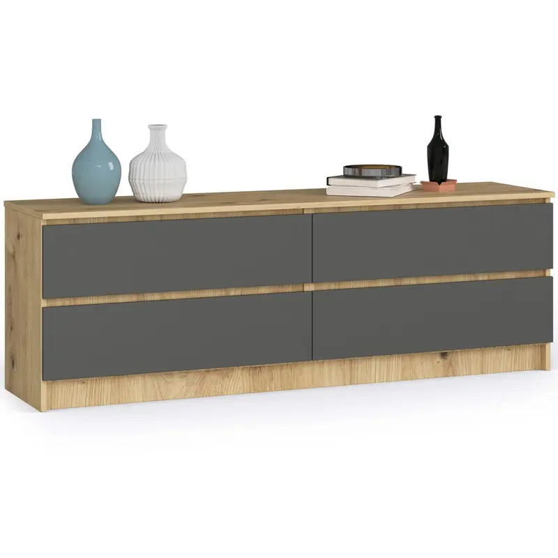 Kommode – CLP – Großzügiges Design mit 4 Schubladen und breiter Ablagefläche