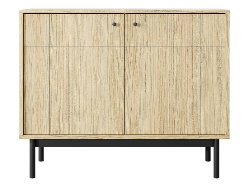 Kommode – JAPANDI – K104 Eiche Linea, modernes Design für stilvolle Wohnräume