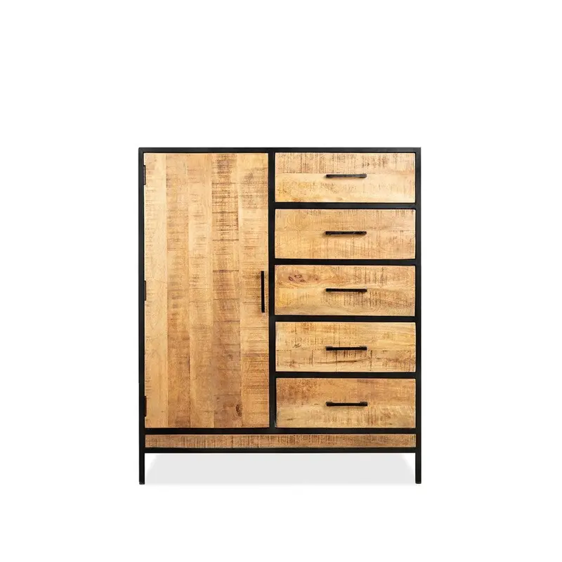 Kommode Louis aus Mangoholz - Hellbraun