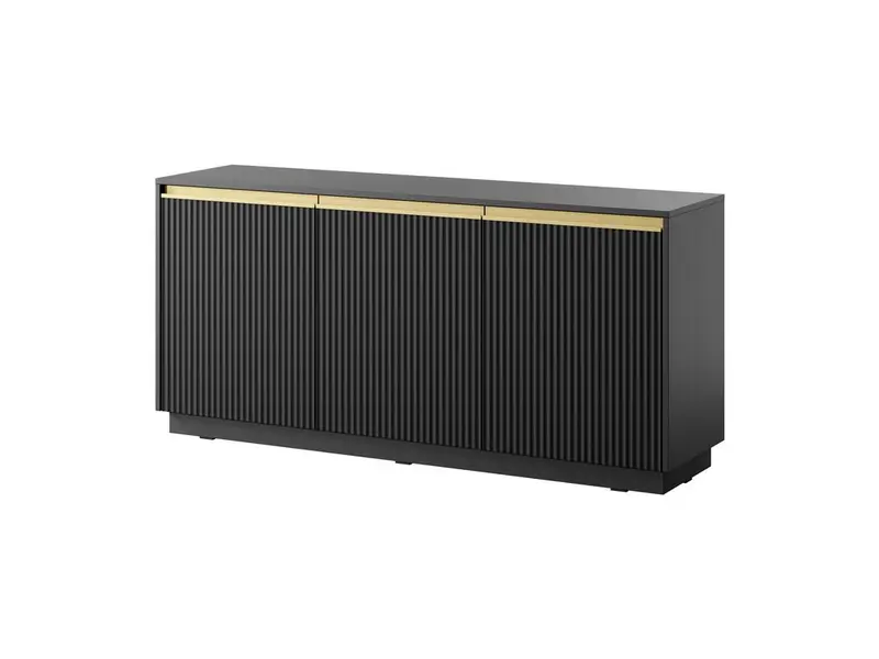 Kommode – ROYAL – K-154 – Gerillte Front – Moderne Stauraumlösung mit Soft-Close