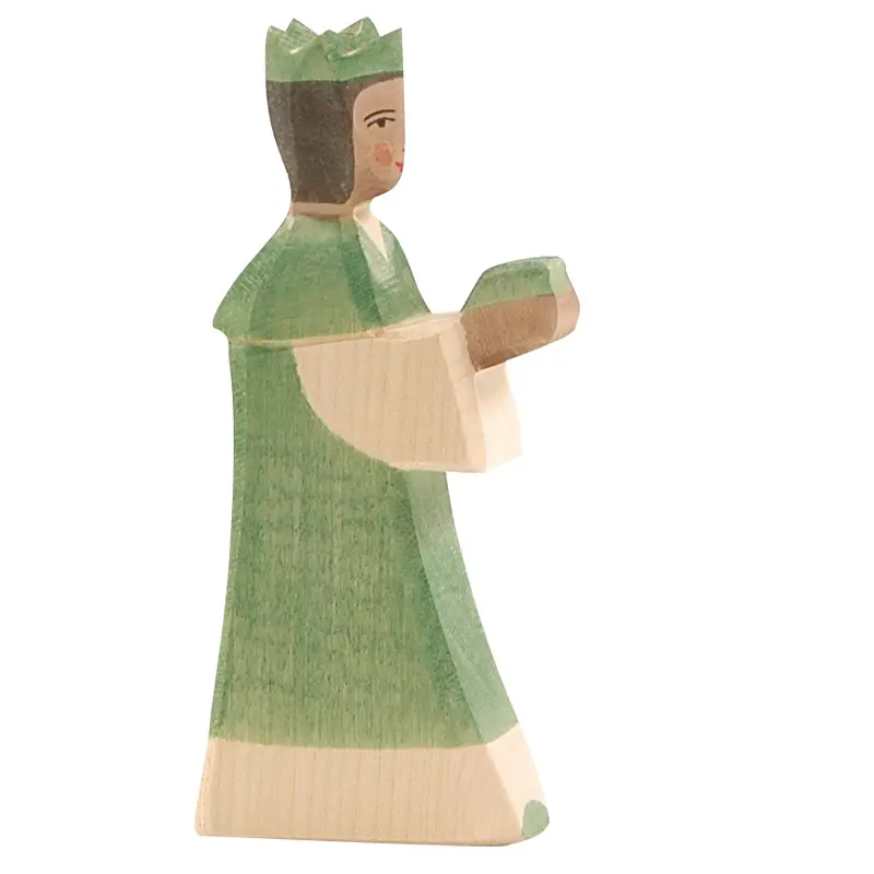 König grün (Krippenfigur)