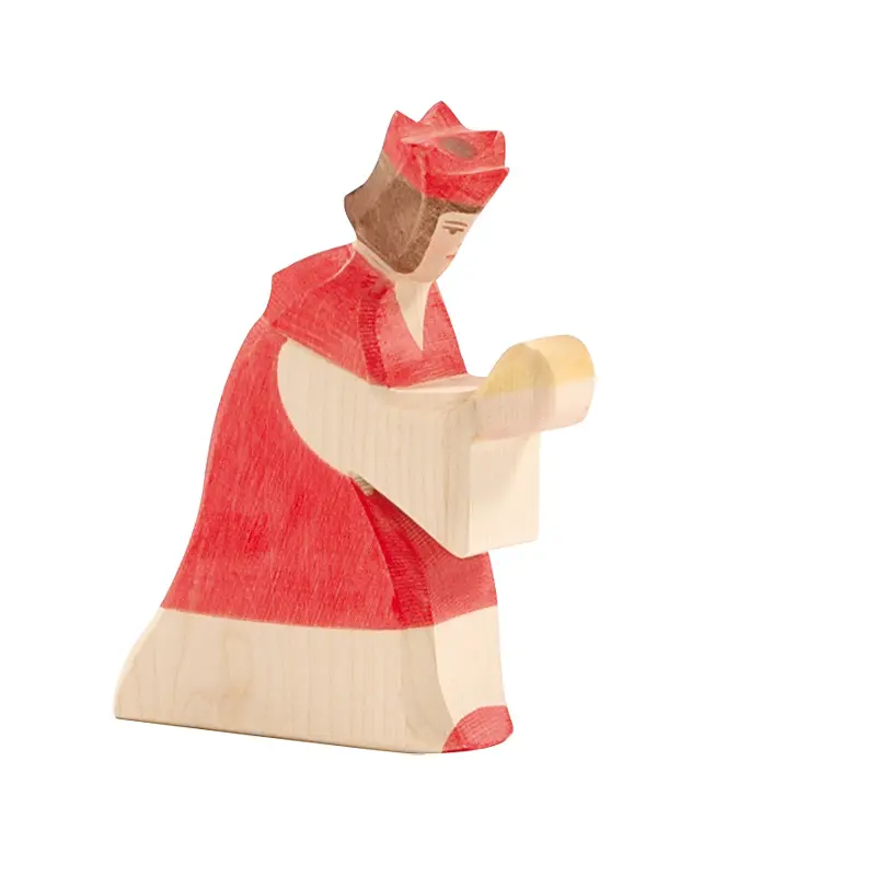 König rot (Krippenfigur)